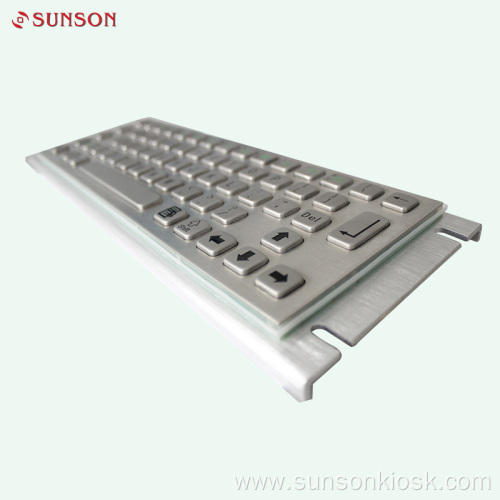 Industrial Metalic Keyboard for Information Kiosk